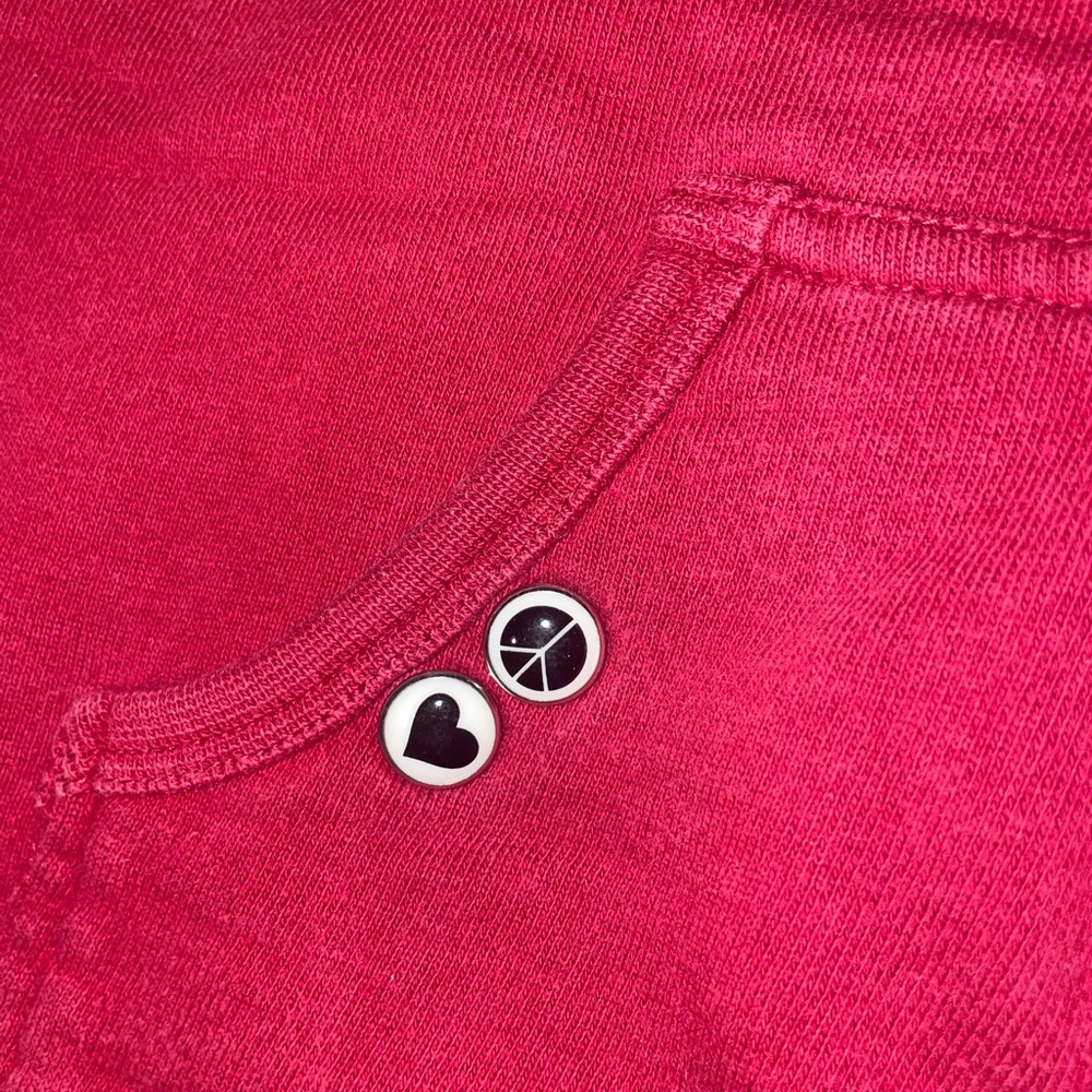 Vintage Hard Rock Cafe (Las Vegas) Maroon Hoodie with Beige Accents - Picture 3 of 6